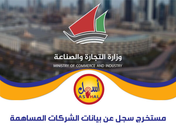 مستخرج سجل عن بيانات الشركات المساهمة