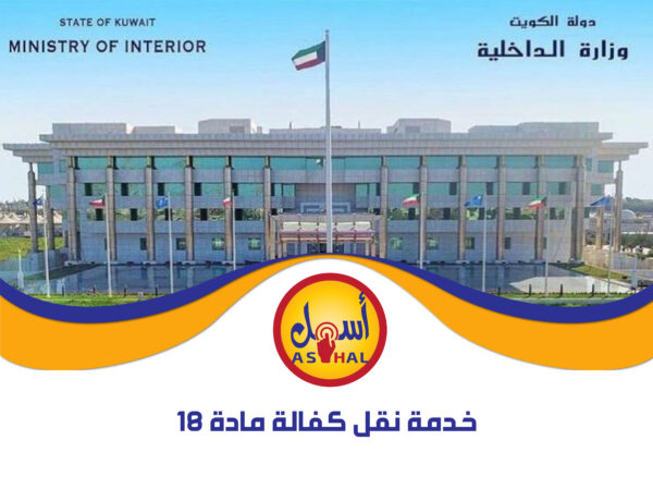 خدمة نقل كفالة مادة 18